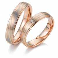 Trauring Trauringe Mokume Gane 7 Eheringe Verlobungsringe Ringe Diamantringe Antragsringe Brillantringe