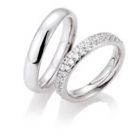 Trauring Trauringe Queen 2 Eheringe Verlobungsringe Ringe Diamantringe Antragsringe Brillantringe