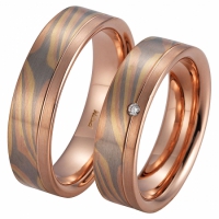Trauring Trauringe Mokume Gane 3 Eheringe Verlobungsringe Ringe Diamantringe Antragsringe Brillantringe